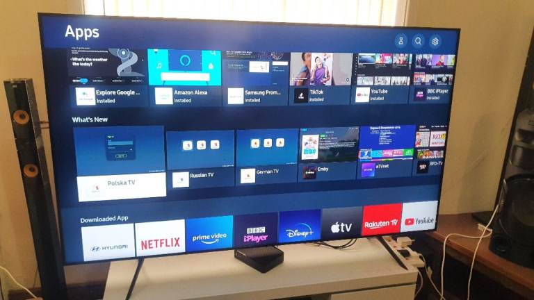 BOXED SAMSUNG 55 INCH SMART 4K ULTRA HD HDR LED TV WITH WIFI, FREEVIEW HD, TVPLUS, 