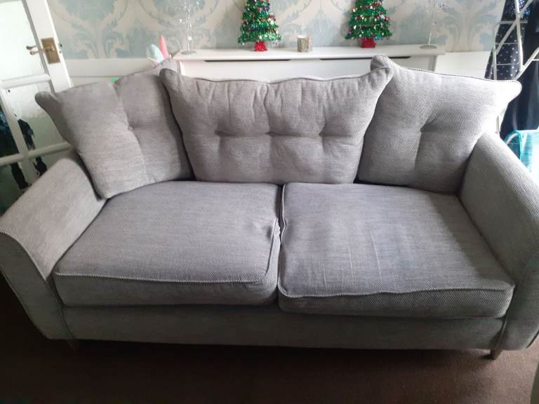3+2 grey sofa set