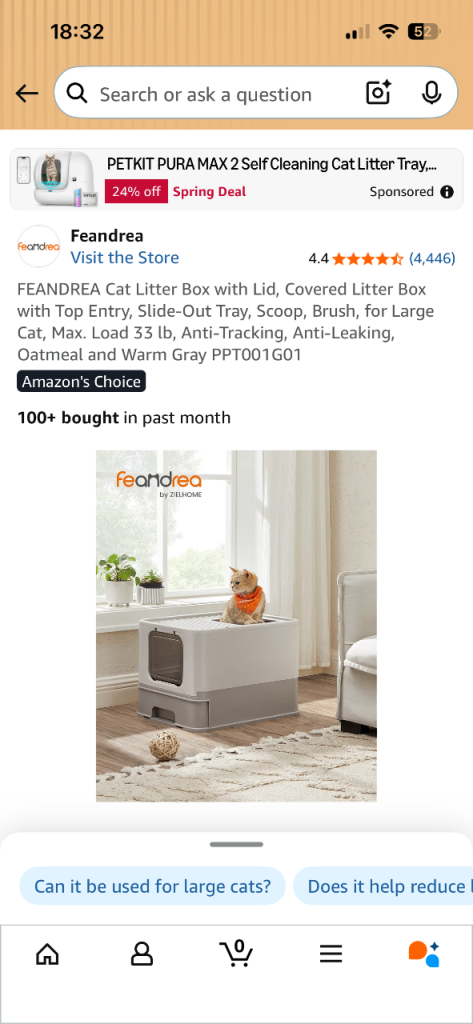 Cat litter house 