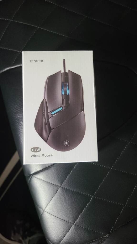 Wired Gaming Mouse 12,800 DPI 6 Programmable Buttons 1000Hz Poll Rate RGB Lighting BRAND NEW