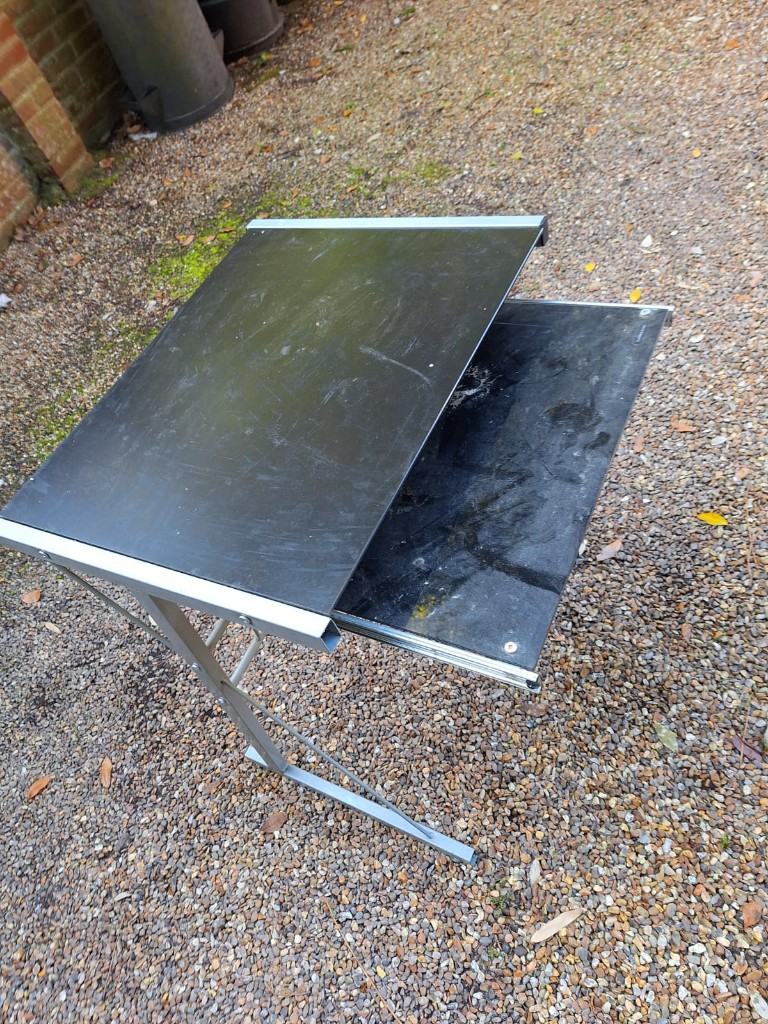 Small Glass Topped Computer Desk