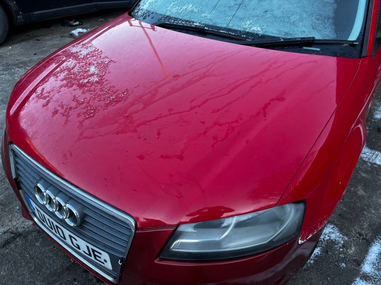 AUDI A3 8P BONNET IN RED 08-12 FACELIFT 