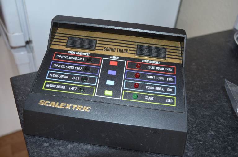 vintage 1980s Scalextric C450 Sound Track Synchronised Electronic Computer