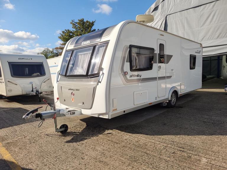 Elddis Affinity 550 2017 4 Berth Fixed Island Bed Caravan