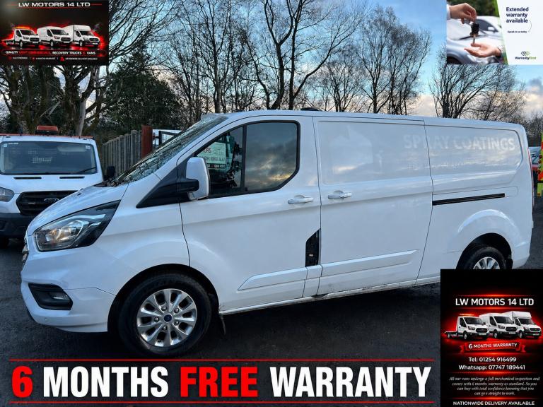 FORD TRANSIT CUSTOM 130 BHP L2H1 LWB LIMITED 2021 71 REG