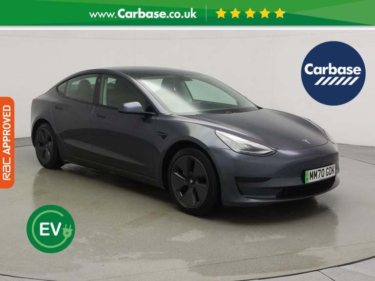 2021 Tesla Model 3 Standard Range Plus Saloon 4dr Electric Auto RWD (241 bhp) Saloon ELECTRIC Aut...