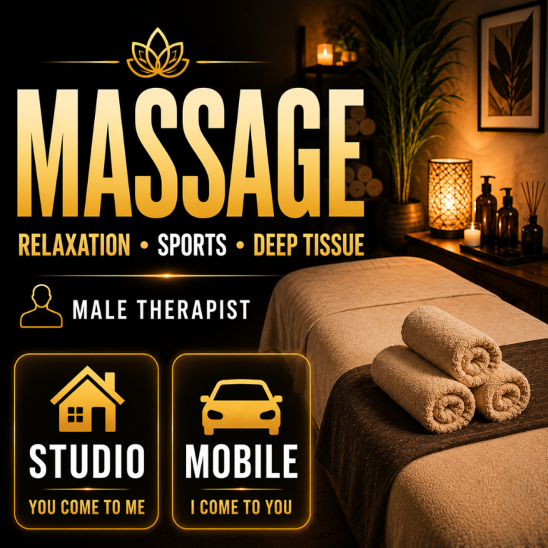 Male Massage Birmingham | Studio & Mobile
