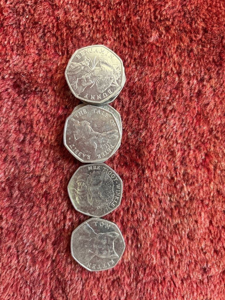 Various 50p and £2 coins some doubles