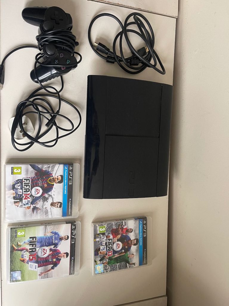 PlayStation 3 Super Slim Console and Games