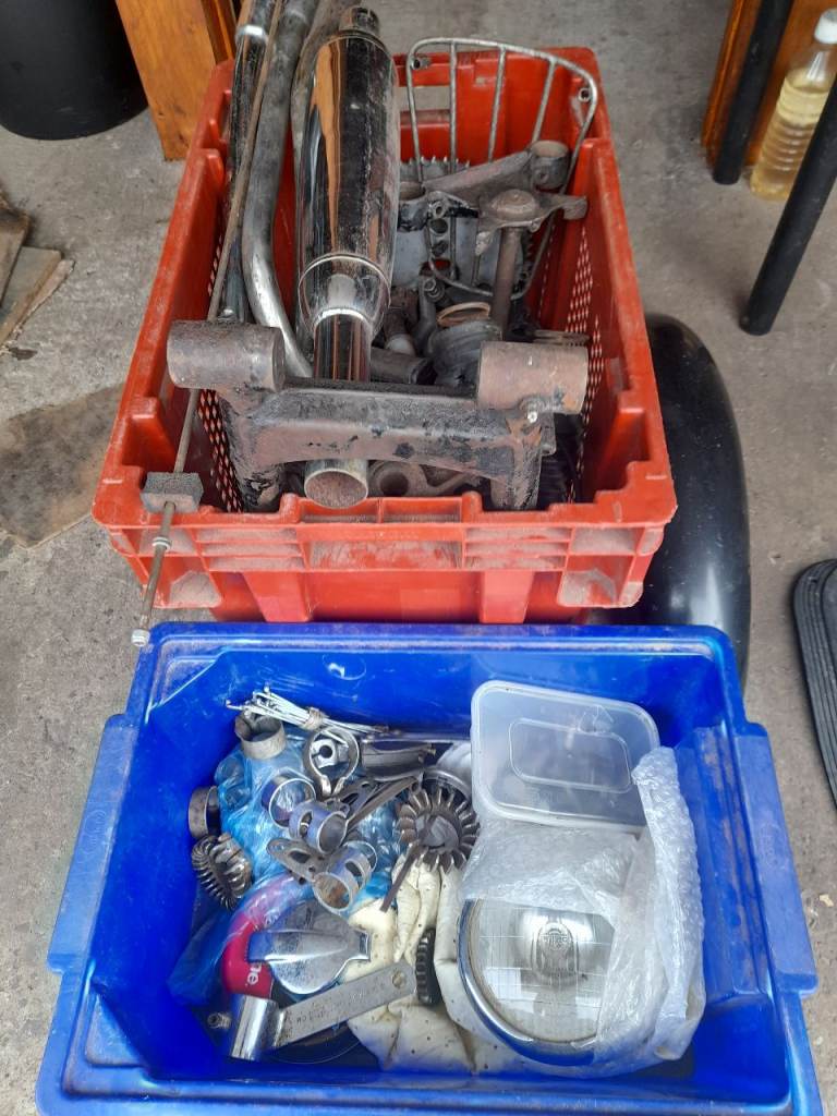 British bike parts 2 boxes