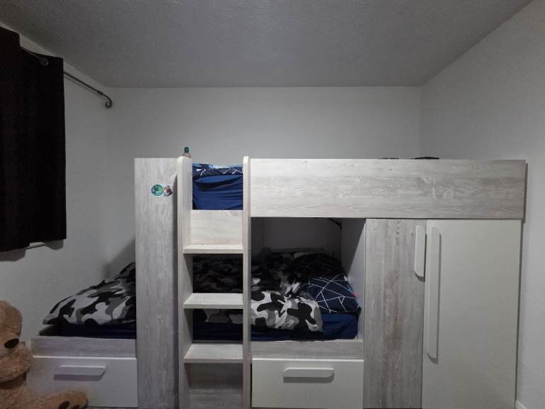 Bunk bed with storage 