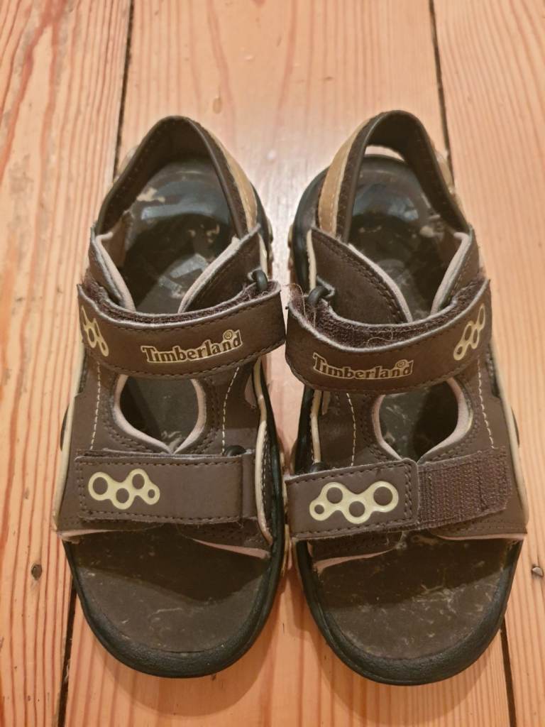 For sale is a pair of kids Timberland sandals, UK11.5