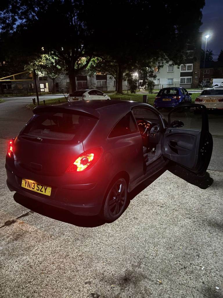 Matt black Vauxhall, CORSA, Hatchback, 2013, Manual, 998 (cc), 3 doors