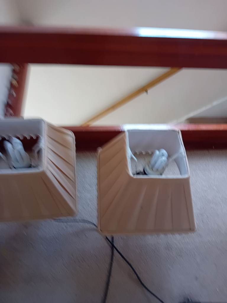 Two table lamps for sale