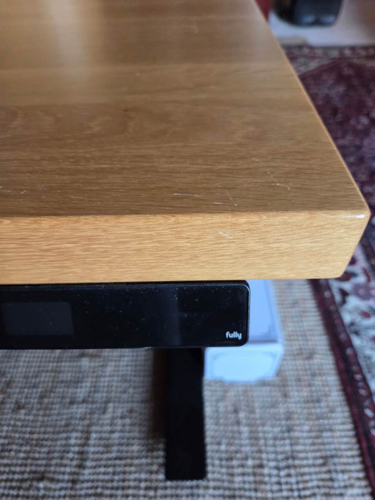 (2 available) Fully Jarvis standing desk w/ solid oak top RRP £1,375