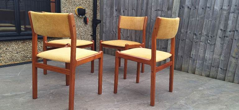 Chairs 4 JL Moller Danish mid century