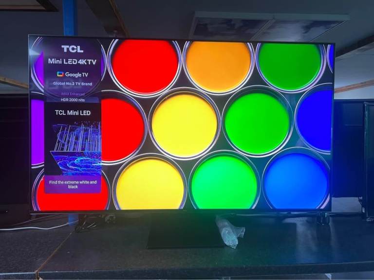 TCL 55C845K 55" Smart 4K Ultra HD HDR Mini LED QLED TV with Google Assistant