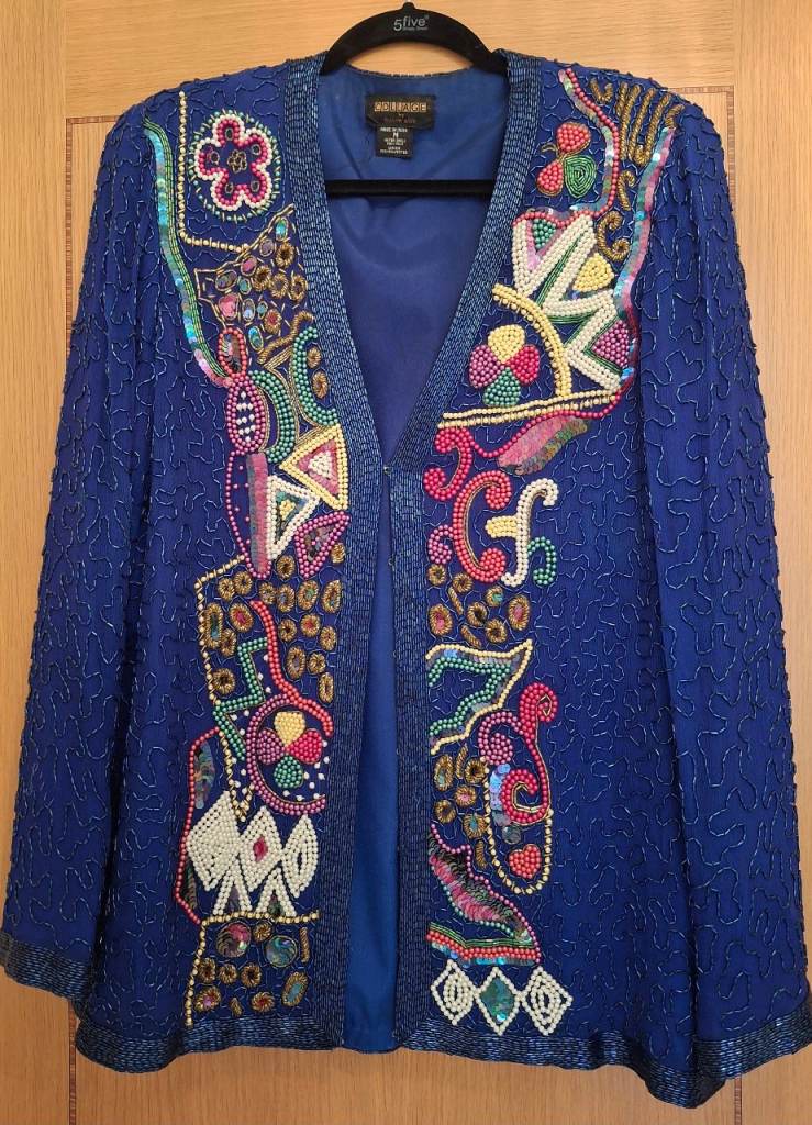 Vintage Sequin and Pearl Jacket