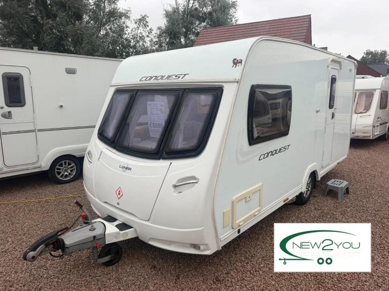 2013 Lunar Conquest 462 2 Berth END BATHROOM Caravan - STOCK H167