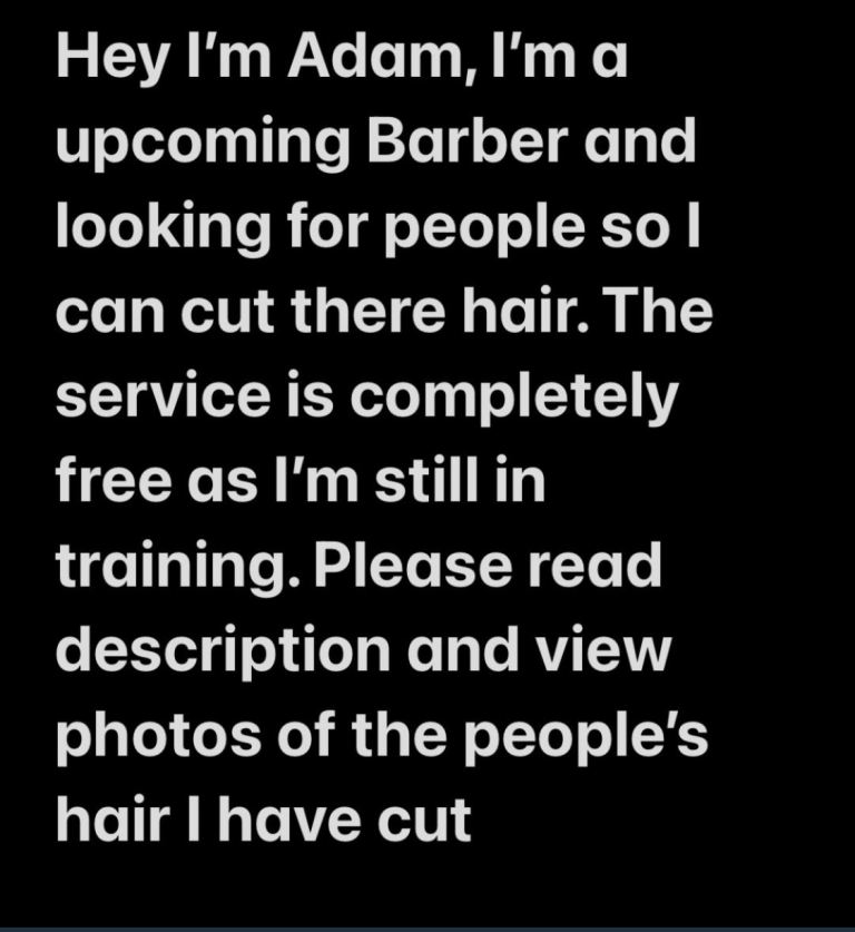 Free  hair cuts!