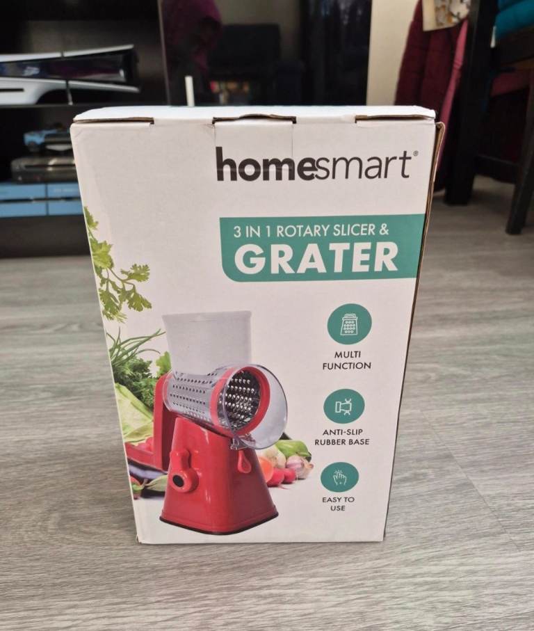 3 in 1 rotary slicer & grater