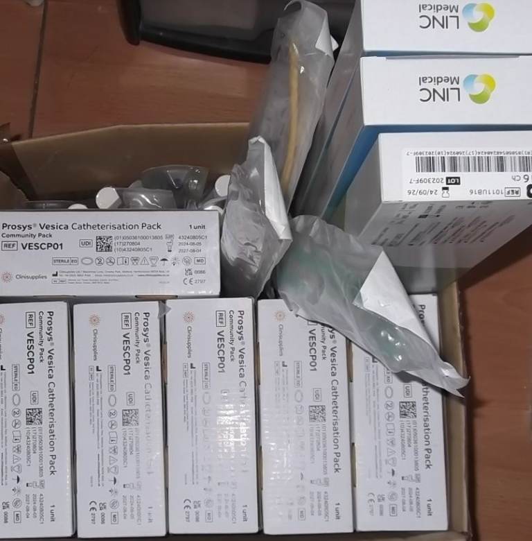 Catheter supplies. Lot. For Care / Nursing Home - Carer - Clinic New Sealed Sterile