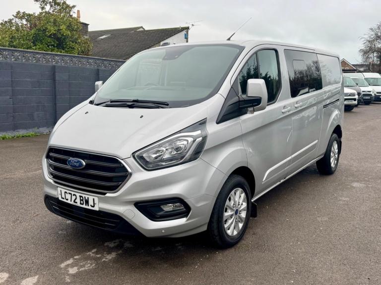 2023 Ford Transit Custom 2.0 320 EcoBlue Limited Crew Van L2 H1 Euro 6 (s/s) 5dr PANEL VAN Diesel...