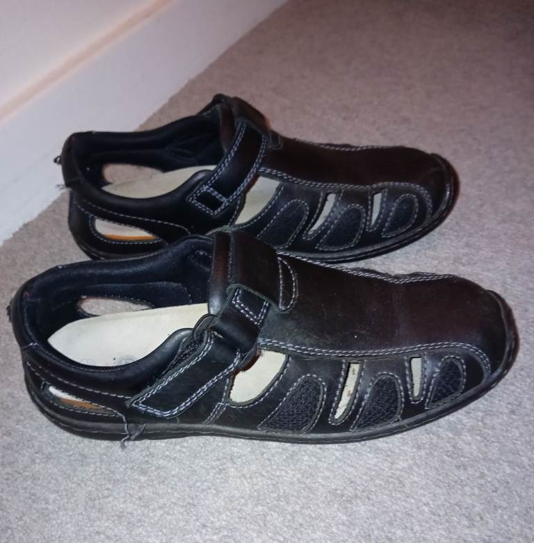 Men's Leather Pavers Sandals (8)