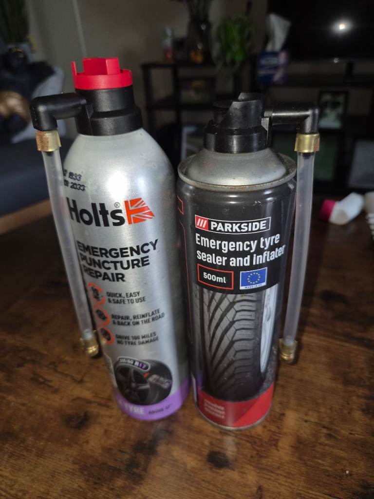 2 CANS OF TYRE SEALANT UNUSED 