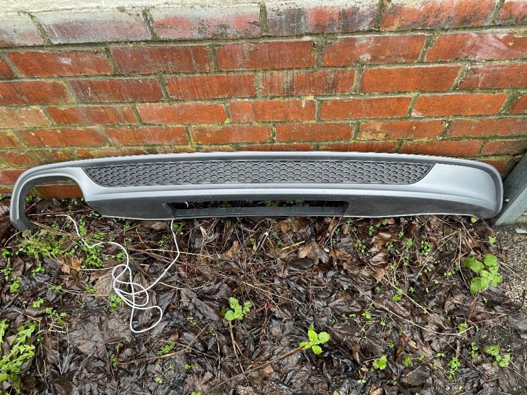 AUDI A6 C7 S-LINE REAR BUMPER DIFFUSER SKIRT VALANCE (2011-15) 