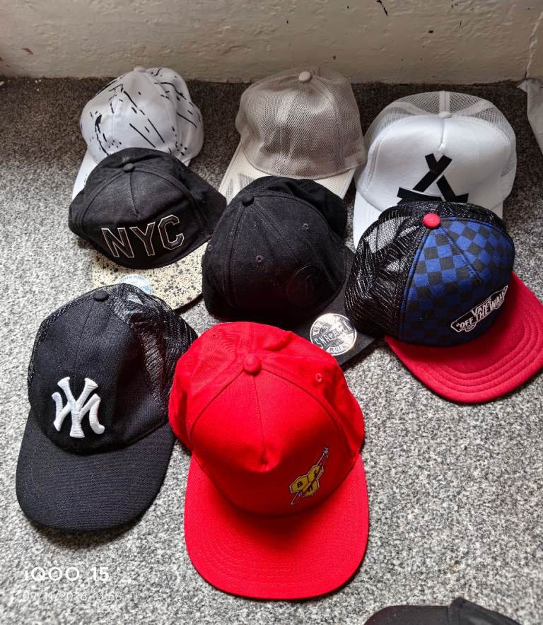 8X Mixed Brand New Caps 
