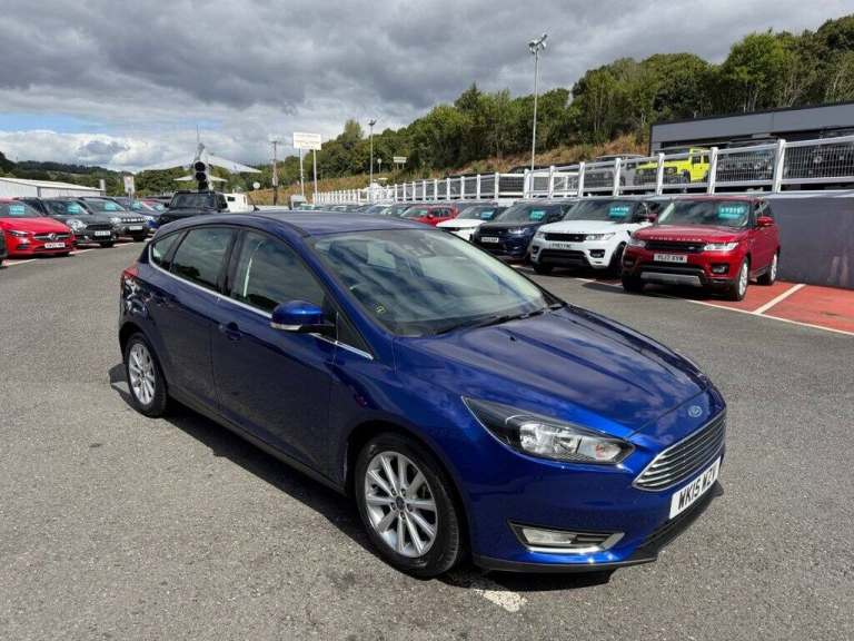 2015 15 FORD FOCUS 1.0T ECOBOOST TITANIUM 5dr Manual in Metallic Blue New Engine