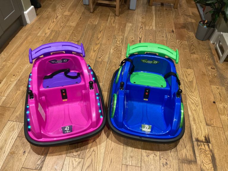 Flybar Racer 6V Bumper Car Blue