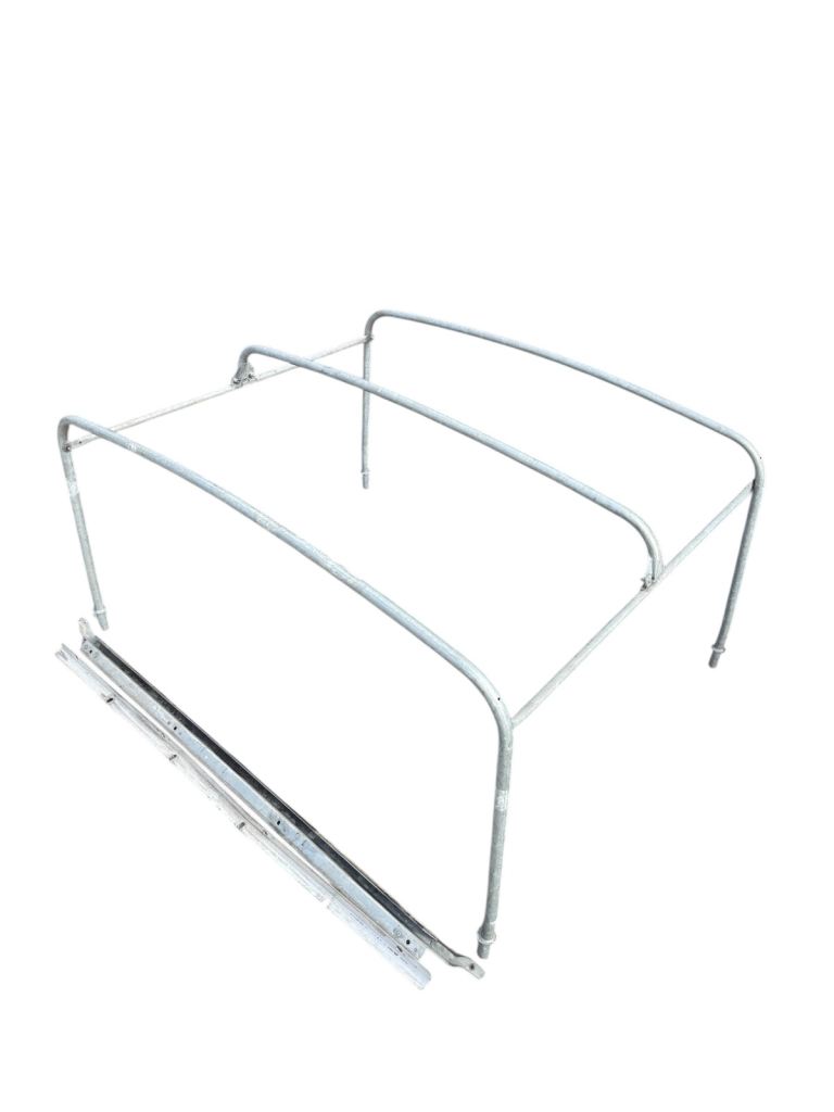 Land Rover Series 2 2A 3 109” Canvas Tilt Hood Frame Hoop Set Galvanised LWB