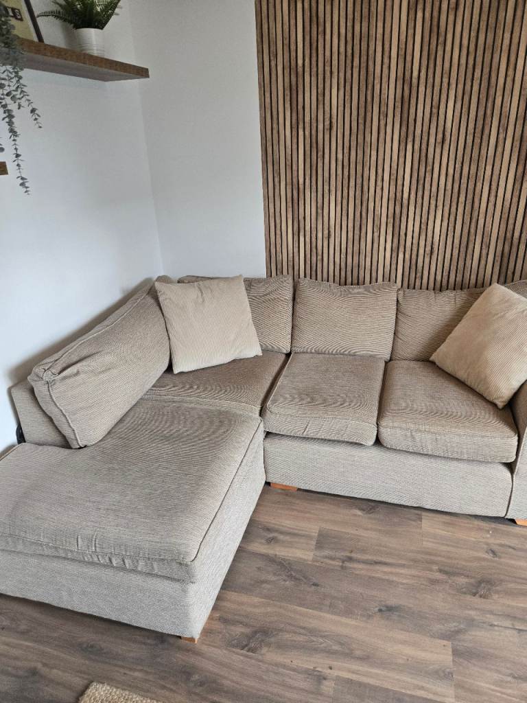 Next Corner Sofa - beige 