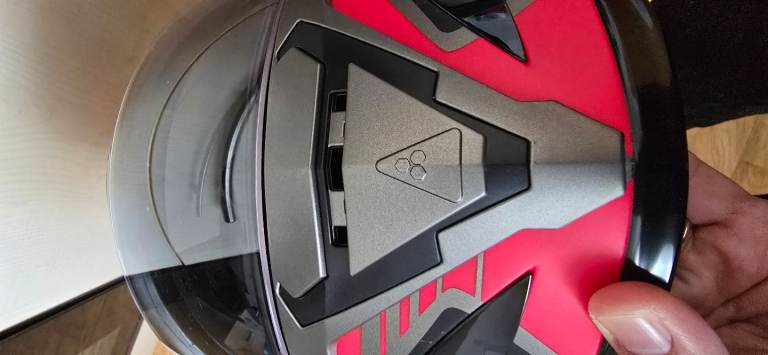 Size S & L full face motorcycle helmet with double visors