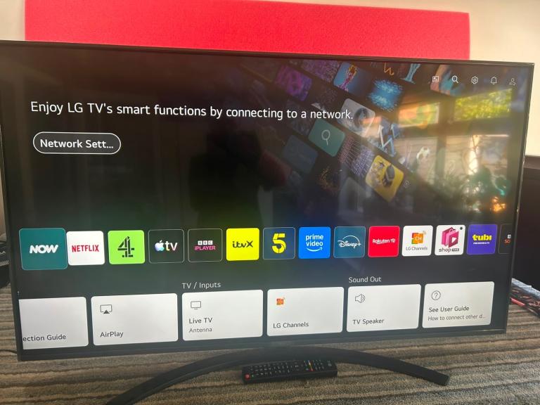 LG 50 inch 4K Smart TV UHD Netflix 