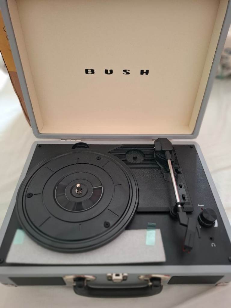 Bush Classic Turntable KTS-601 – Grey, Portable