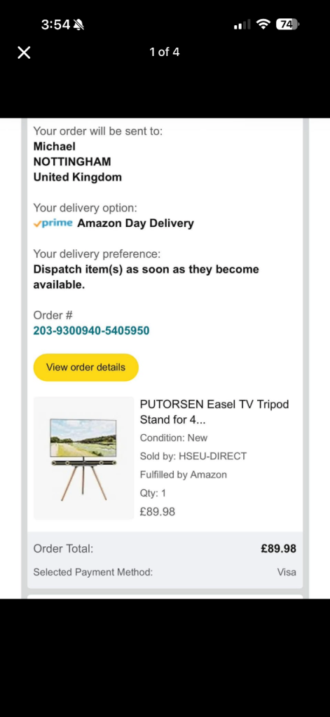 Up to 65” tv stand.