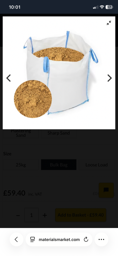 Builders sand wanted free collection 