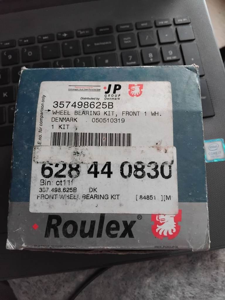 VW FRONT WHEEL BEARING KIT, VW Golf mk2, mk3, Jetta, Corrado, 