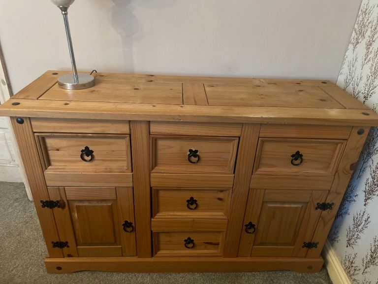 wood sideboard