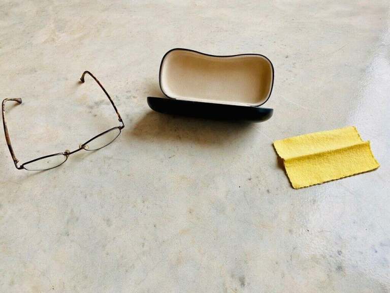 Donna Karen Glasses with Case and Cleaning Cloth