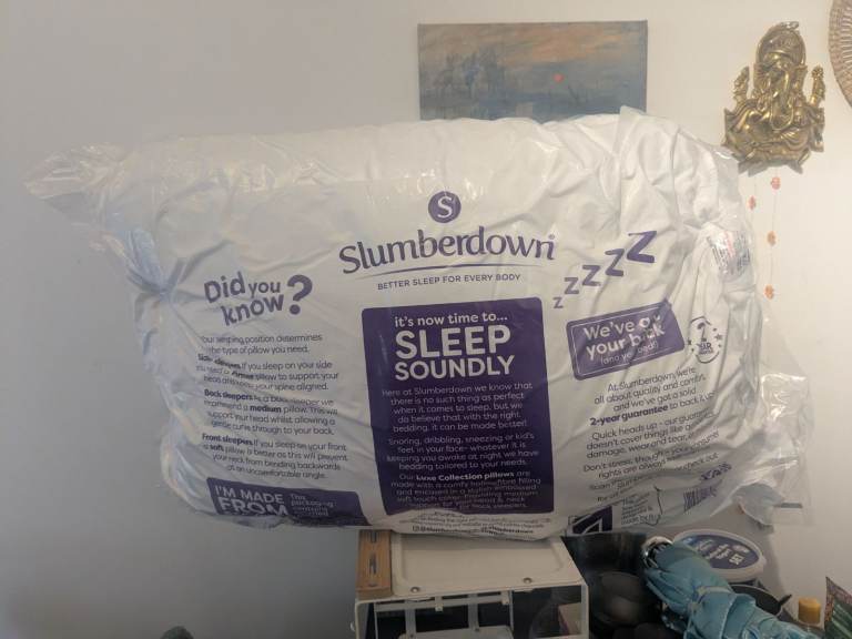 A set of two Slumberdown "Sleep Soundly" Pillows - Brand New / Sealed