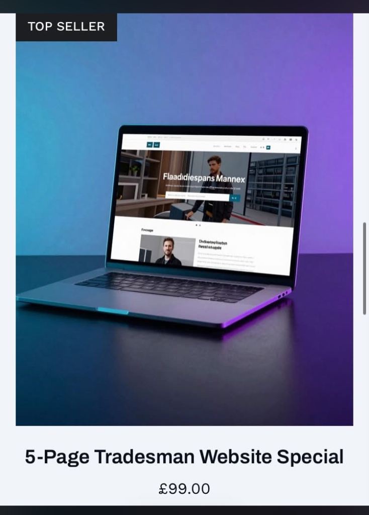 Custom website design Moblie / laptops ready view 