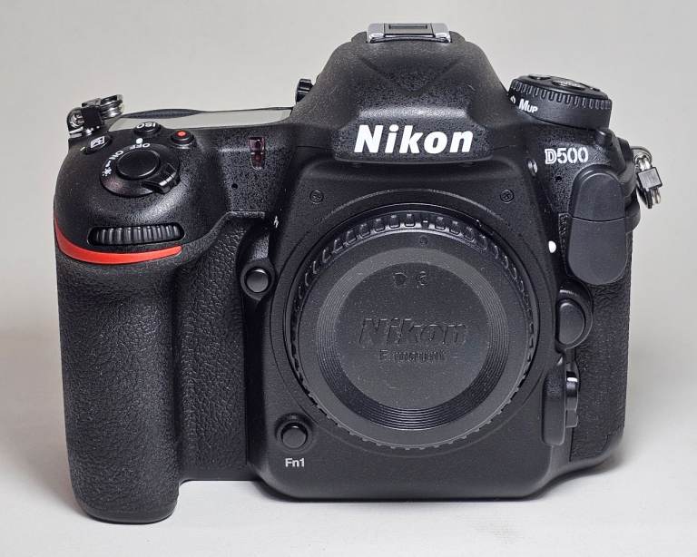 A brand new Nikon D500 body. 14 shutter actuations !