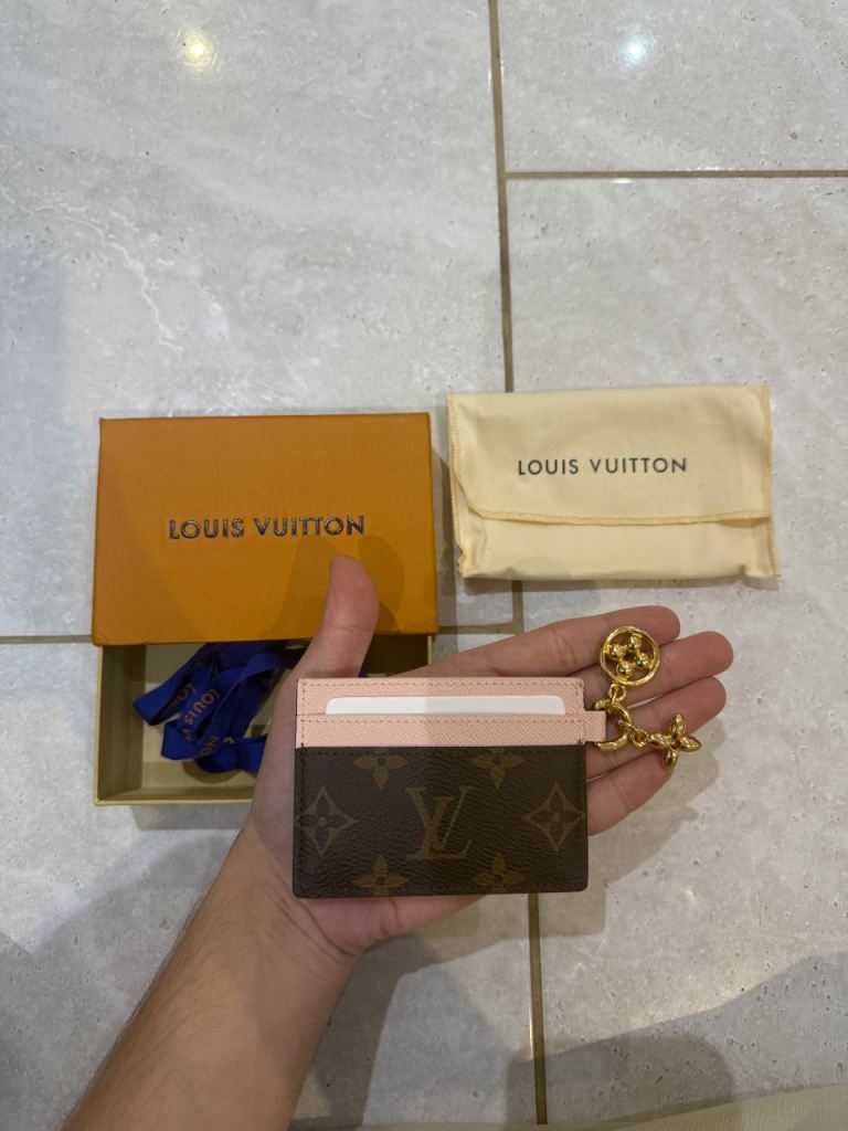 Louis Vuitton Charms Card Holder - Monogram Canvas Brown - New W/Box - Gift 