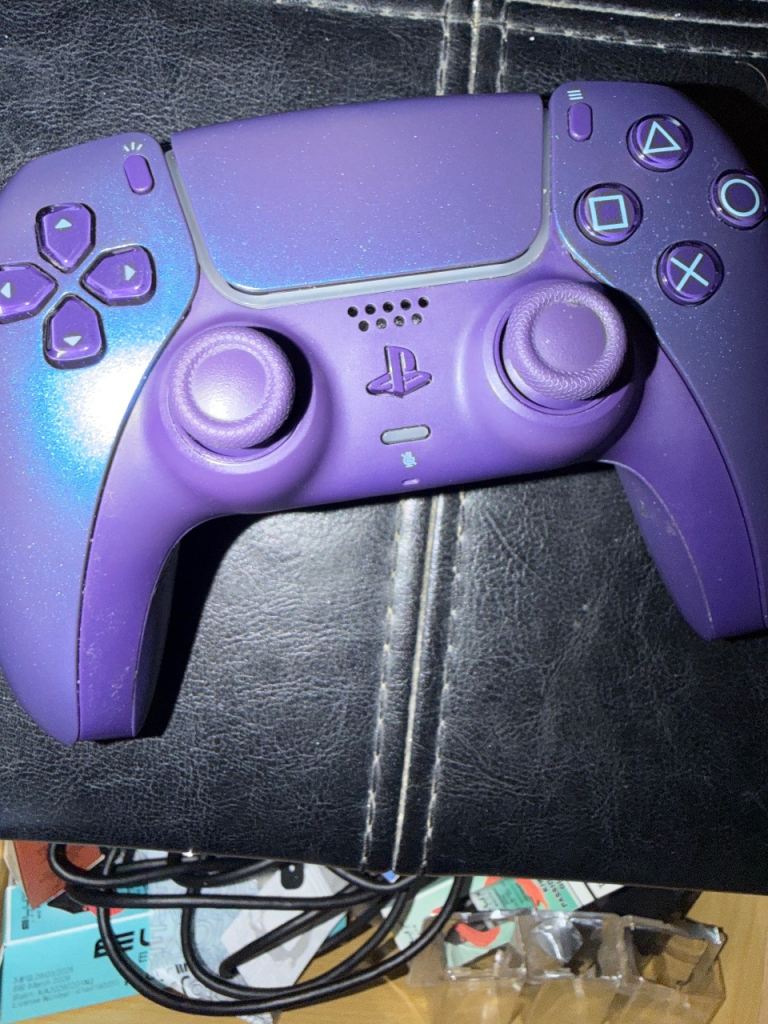 PS5 DualSense Controller - Galactic Purple, Minor Damage