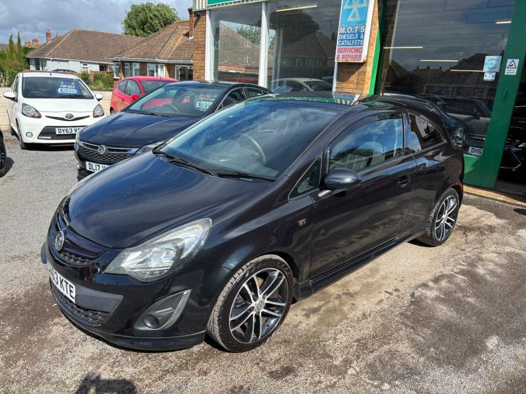 2013 Vauxhall Corsa 1.4T Black Edition 3dr HATCHBACK Petrol Manual