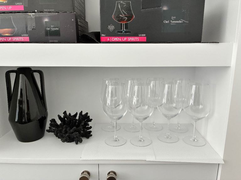 New Chef & Sommelier Large 55cl Crystal Wine Glasses - Set of 8 - Red or White Wine